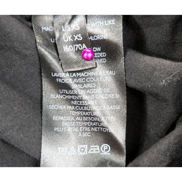 Navy Blue Skirt Mini Broomstick Tiered XS Elastic Waist Cowgirl Anthropologie - Picture 10 of 11